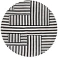 thumbnail image 2 of Safavieh Chatham Devereux Geometric Area Rug, Ivory/Black, 6' x 6' Round, 2 of 10