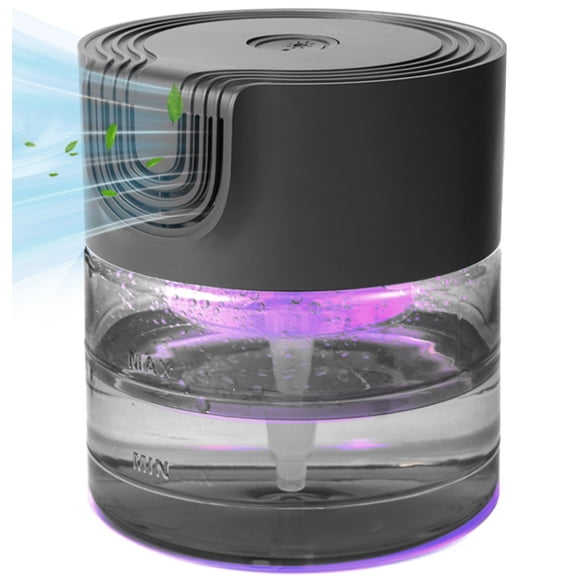 Purificador de agua y aire Oxyvana Quiet de velocidad variable con luz de 7 colores