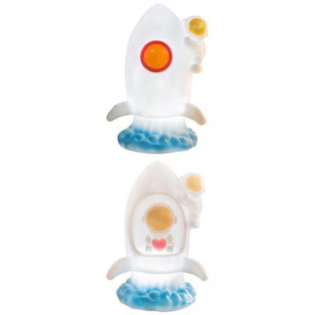 2x Luz de Noche de Cohete de Novedad, Luz de Noche de astronauti para Decoración de Escritorio Yuyangstore Luz de noche de cohete