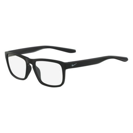 NIKE Eyeglasses 7104 001 Matte Black Rectangle Men's 54x17x140