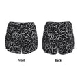 thumbnail image 3 of Balery Numbers Pantalones cortos deportivos para mujer con forro y dos bolsillos, elásticos, para entrenamiento, gimnasio, yoga-Medium, 3 of 7