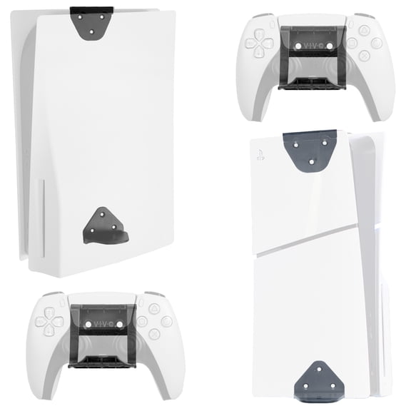VIVO Wall and Under Desk Mount Designed for PS5 & PS5 Slim Console