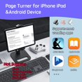 thumbnail image 4 of Anillo de desplazamiento para TikTok, control remoto inalámbrico para iPhone/Android, navegación manos libres, 8 botones, batería 30 días, blanco, 4 of 8