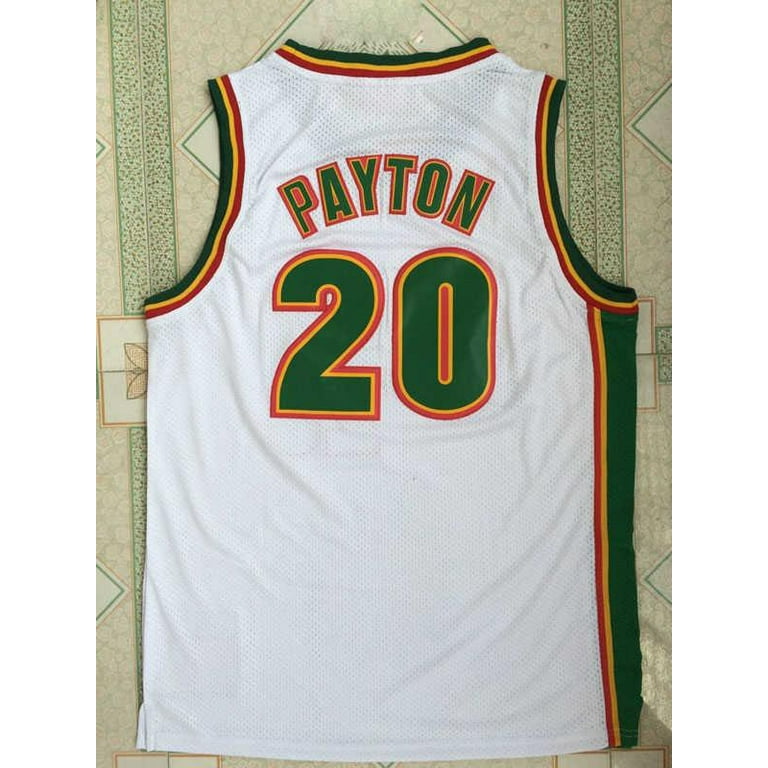 NBA_ jersey Mens Vintage 11 Detlef Schrempf Green White Red 20 The Glove  Gary Payton 40 Reign Man Shawn Kemp 34 Ray Allen Kevin 35 Durant Shirt  Stitched''nba''jersey 