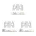 thumbnail image 4 of Vogacara ¡Chasis RC! Piezas de repuesto de coche RC Baffle placa inferior 1/10 90016 90027 plata Type1 NO1, 4 of 6
