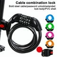 thumbnail image 4 of Cadenas de Vélo Antivol à 5 Chiffres Léger, 4 of 5