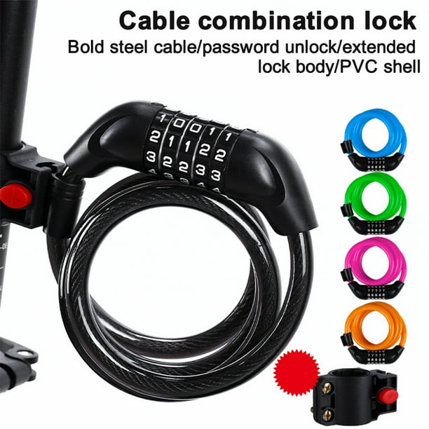 Tonyon 5 digit shop bike lock instructions