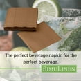 thumbnail image 5 of SimuLinen Cocktail and Party Napkins Beverage Napkins - COPPER - 25 Beverage Napkins, 5 of 8