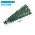 thumbnail image 2 of Alambre floral de 10 pulgadas Uxcell, varilla floral de plástico para arreglos florales, verde 200 piezas, 2 of 7