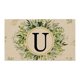 thumbnail image 1 of Clearance!Felpudos con letras para puerta delantera,decoración Floral,felpudos con iniciales,entrada al aire libre,decoración de apellidos para el hogar,interior y exterior, 1 of 3