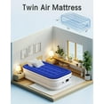 thumbnail image 6 of Twin Air Mattress with Built in Pump Luxurious Comfort 16" Raised Inflatable Mattress Twin Airbed Blow Up Mattress for Home and Guests 75"*39"*16"Air Bed 2 Mins Fast Inflate/Deflate 330 lbs Max, 6 of 8