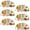 Multicolored, variant on PhooArto 6 Pcs Cup Drawer Pulls, Cute Pug Dog and Pink Donuts Shell Shape Handles Cabinet Knobs for Dresser Cupboard Closet Wardrobe with Screws