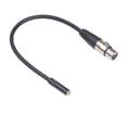 thumbnail image 1 of Conector de 3,5 mm a XLR Cable hembra a hembra Cable de audio profesional Micrófonos Altavoces Consolas de sonido Amplificador Advancent  EL0156-00, 1 of 2
