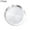 17cm, variant on Homelife Stainless Steel Matte Round Dining Plate Tableware Dessert Pizza Dish Fruit Tray