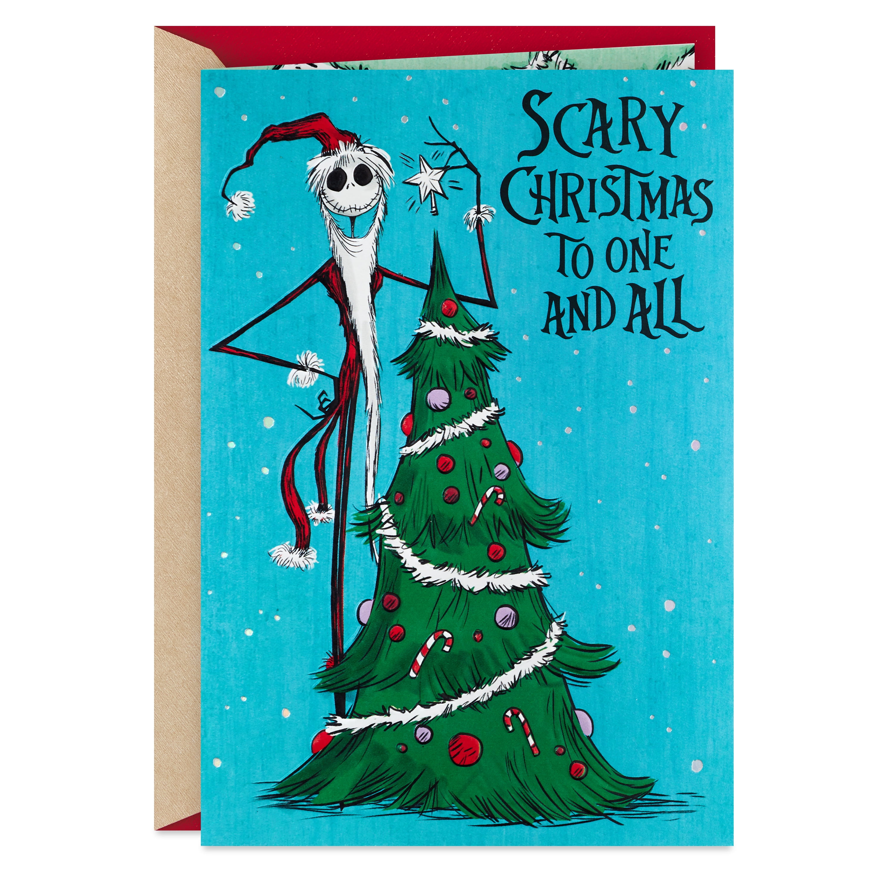 Hallmark Nightmare Before Christmas Cards (Jack Skellington in Santa