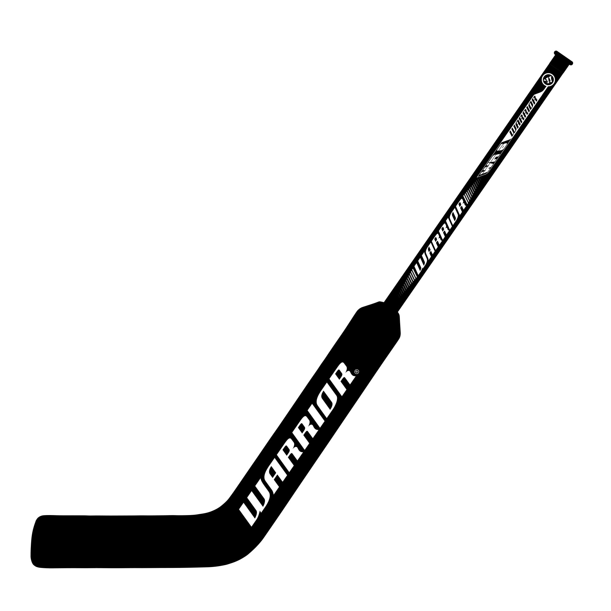 Warrior 45″ Youth Street Hockey Goalie Stick, Plastic Shaft – Black Paddle