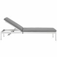 thumbnail image 3 of Modway Shore Outdoor Patio Aluminum Chaise with Cushions, 3 of 4