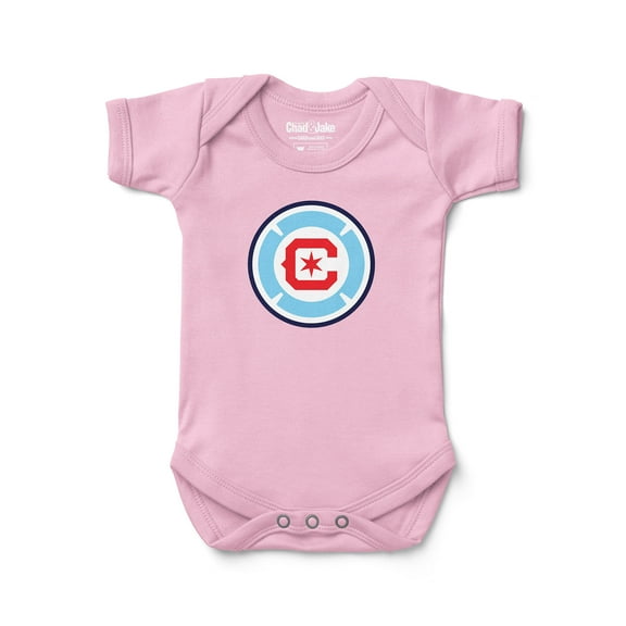 Infant Chad & Jake Pink Chicago Fire Bodysuit