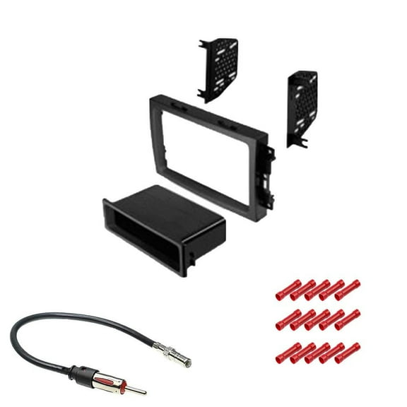 GSKIT734 Car Stereo Installation Kit for 2007 Chrysler Aspen W/OEM Nav - in Dash Mounting Kit, Antenna Adapter for Single or Double Din Radio Receiver