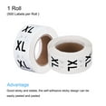 thumbnail image 3 of Unique Bargains Clothing XL Large Size Sticker Label Coding Label 25mm/1inch Dia 1 Roll 500 Round Adhesive Labels, 3 of 5