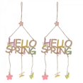 thumbnail image 1 of 2Pcs Easter Wooden Sign Hanging Decorations Easter Wooden Hanging Ornaments, 1 of 2