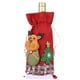 thumbnail image 5 of Bolsa para Botella de Vino de Papá Noel, Decoración para Mesa de Fiesta Navideña, Regalo, 5 of 7