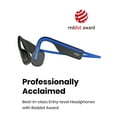 thumbnail image 4 of Shokz OpenMove Bone Conduction Bluetooth Headphones for Sports with Cooling Wristband,Blue, 4 of 9