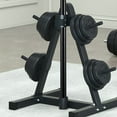 thumbnail image 4 of Strength Training Barbell Weight Plate Storage Rack for Home Gym and Muscle Building Workouts, 4 of 6