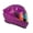 Gloss Purple, variant on EDGE Frankie Matte Gray - Full Face Motorcycle Helmet, DOT, Size XL