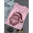 thumbnail image 3 of Jolly Vibes Santa - Christmas Holiday Tee, 3 of 4