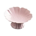 thumbnail image 1 of Abbracc Porcelain Footed Bowl Countertop Fruit Tray for Kitchen Farmhouse Dining Table pink, 1 of 9