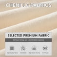thumbnail image 7 of Lovableguy Modern Oversized Accent Chair with Ottoman,Chenille Deep Seat Upholstered Armchair,Comfy Single Sofa Couch for Living Room Bedroom Office Apartment,Beige, 7 of 7