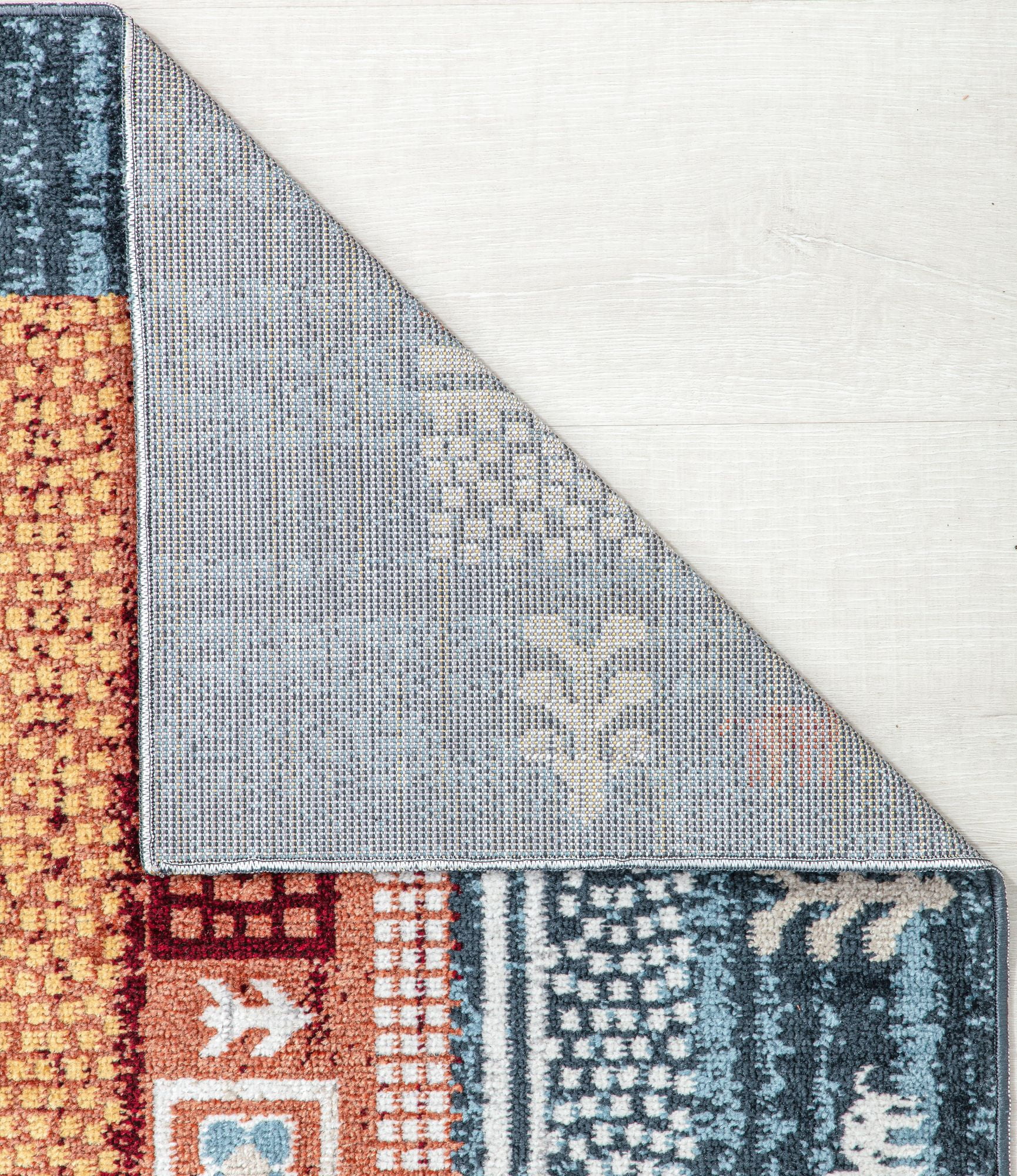 Rugs America Jaelyn JD55B Twilight Bayou Tribal Bohemian Blue Area Rug, 2'6" x 4'