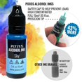 thumbnail image 3 of Set de Tintas Alcohol Pixiss 25 Colores Botellas de 15 ml, 3 of 7