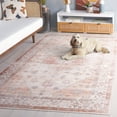 thumbnail image 5 of SAFAVIEH Arizona Tayler Medallion Polyester Area Rug, Beige/Rust, 3' x 5', 5 of 13