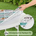 thumbnail image 5 of Football Terms and Icons Pattern Round Fitted Tablecloth with Elastic Edge,Dining Table Cover Waterproof,Outdoor Round Tablecloth for Camping,Dining,Indoor and Outdoor, 5 of 7