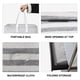 thumbnail image 3 of Cesto para la ropa plegable gris de 72 litros, 40x30x60cm, tejido impermeable JM, 3 of 5