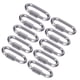 thumbnail image 5 of Mosquetón roscado, 10 piezas, conector de enlace rápido, conector de cadena de bloqueo, diseño fácil de usar, 5 of 8