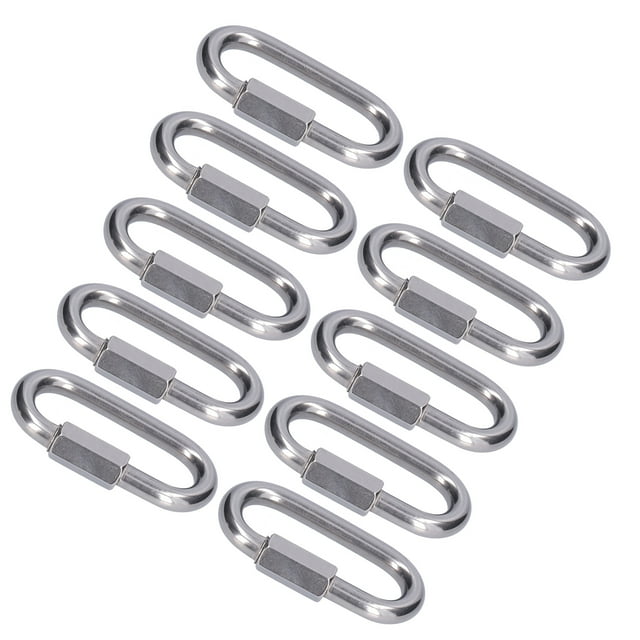 Chain 10Pcs Quick Link Connector Strong Durable Easy Install Small Size Chain Connector