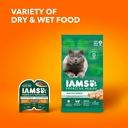 Iams Proactive Health Chicken Dry Cat Food For Senior Cats, 16 Lb Bag