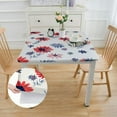 thumbnail image 2 of HAOXIT Square Tablecloth , Table Cover Red Blue Decorative Table Cloth Dining Table Cover, Summer Seasonal Dinner Party Picnic Decoration 36*36, 2 of 7