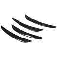 thumbnail image 4 of Embellecedor de rejilla de parachoques delantero, reemplazo de textura de fibra de carbono ABS para Mercedes CLA 2020+, 4 Uds., 4 of 5