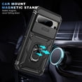 thumbnail image 4 of HCTian Military Grade Case for Google Pixel 8 Pro Case Pixel 8 Pro Case with Kickstand Ring Holder Slide Camera Cover Protection Shockproof Case for Google Pixel 8 Pro Phone Case, 4 of 9