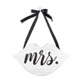 thumbnail image 1 of Unique Hanging Plaque Simple Innovative Creative Mr Mrs Lips Beards Wall Plaque Wedding Supplies, 1 of 8