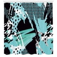 thumbnail image 3 of Ambesonne Abstract Shower Curtain, Expressive Ink Pattern, 69"Wx70"L, Pale Blue Aqua, 3 of 3