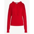 thumbnail image 5 of Free Assembly Women's Cozy Yarn Cable Knit Hoodie Sweater, Midweight, Size XS-XXL, 5 of 6