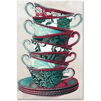 Trademark Fine Art "Afternoon Tea III" Canvas Art by Color Bakery