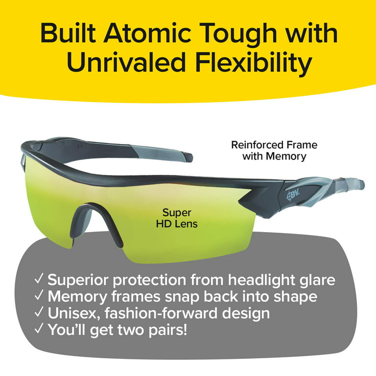 As Seen On TV Battlevision Night Vision Glasses for Driving by BulbHead