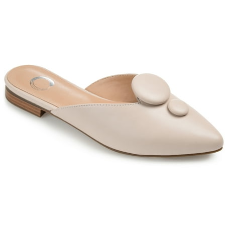 

Journee Collection Womens Mallorie Slip On Pointed Toe Mules Flats