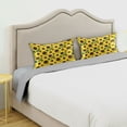 thumbnail image 4 of Ryvnso Satin Pillowcase Sunflower Pattern Pillow Cases Standard Size 26x20in, 4 of 6